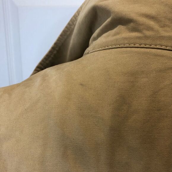 Madewell  khaki zip front jacket size small - Picture 13 of 14